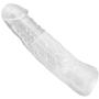 Crystal Soft P eni s Sleeve Extender Extension Enlarger Delay Ejaculation Toy for Men(70MM) ZXIAN