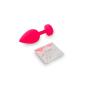 Gvibe Gplug Small Vibrating Butt Plug, Neon Rose