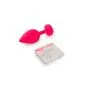 Gvibe Gplug Small Vibrating Butt Plug, Neon Rose Gvibe Gplug Small Vibrating Butt Plug, Neon Rose