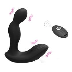 XSEXO - 15m Wireless Control 10 Speeds Stimulator for Men & Couple Rechargeable Massager (Black)