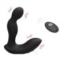 XSEXO - 15m Wireless Control 10 Speeds Stimulator for Men & Couple Rechargeable Massager (Black)