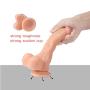 Huge Waterproof Lifelike Artificial Penis with Suction Cup Realistic Massaging Magic Rod