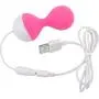 Pure Love Vibrating Silicone Kegel Exercise Balls for Beginners & Advanced, Pelvic Strengthening and Tightening, Pink Color Massage Balls, Clitoral Stimulator, Vibrator Pure Love Vibrating Silicone Kegel Exercise Balls for Beginners & Advanced, Pelvic Strengthening and Tightening, Pink Color Massage Balls, Clitoral Stimulator, Vibrator
