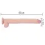 Healifty Realistic Vibrating Dildo Soft G-Spot Penis Dong Vaginal G-spot Anal Masturbation Sex Toy for Female Women (Skin Color)