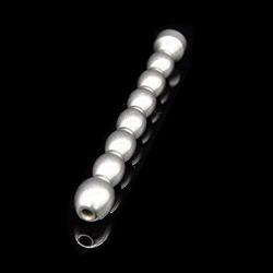 Raycity Stainless Steel Urethral Sound Dilator Catheter Penis Plug Tube Stretching Beads Through-Hole for Beginner Men