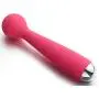 New Silicone Mini Travel Massage Waterproof Rechargeable Premium Wellness Full-Body Massage Wand + Includes a Free DONA Kissable Massage Oil 4oz