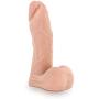 5.5" Realistic Small Veiny Dildo - Petite Cock and Balls Dong - Sex Toy for Women - Sex Toy for Adults (Natural)