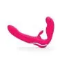 Happy Rabbit Rechargeable Vibrating Strapless Strap On - Pink