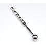 YiFeng Durable Stainless Steel Silicone Urethral Sound Catheter Metal Penis Plug Stretching Beads Insert Dilator