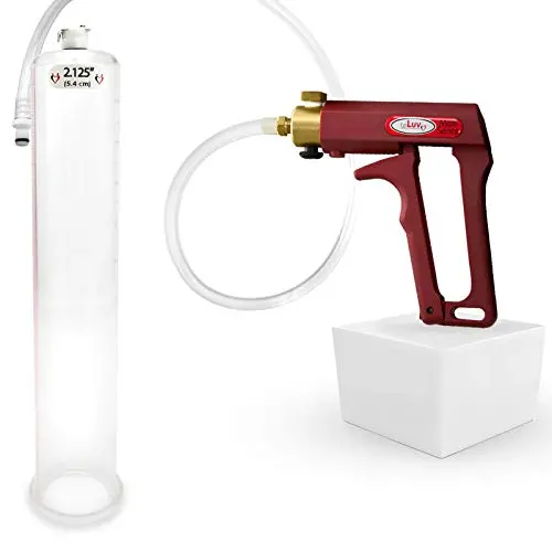 LeLuv Maxi Red Penis Pump for Men 12 inch Length x 2.125 inch Cylinder Diameter LeLuv Maxi Red Penis Pump for Men 12 inch Length x 2.125 inch Cylinder Diameter