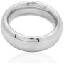 FST Silver Metal Stainless Steel Male Penis Cock Ring, 3 Size for Choose (5.0cm/2.0)