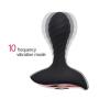 Vibrating Anal Plug Anal Sex Toys with 10 Vibration Modes, Smooth Silicone Anal Vibrator Butt Plug Rechargeable Prostate Massager for Beginner