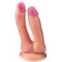 Romi Double Dongs Realistic Dildo Penis Cock Anal Butt Plug G-Spot Stimulation Orgasmic Wand Stick Sex Adult Toys Magic Wands