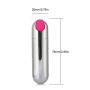 BEISHIDAR Handheld Electric Massager Waterproof Bar Massager Wireless Magic, 10 Kinds of Body Rehabilitation Vibration Mode - USB Portable Charging, Personal Health Exercise