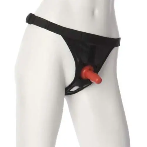Ultra Strap-Ôn Harness with Pl-ÜG Black Ultra Strap-Ôn Harness with Pl-ÜG Black