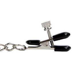 EdenFantasys Wide Tips Nipple clamp Set - Metal Alligator Clamps