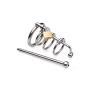 Master Series Gates of Hell Stainless Steel Adjustable Cum Through Sound Cage