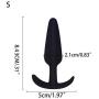 RITER 3pcs Silicone Amal Plug Six-Toys Massager for Women Beginner