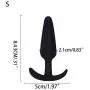 RITER 3pcs Silicone Amal Plug Six-Toys Massager for Women Beginner RITER 3pcs Silicone Amal Plug Six-Toys Massager for Women Beginner