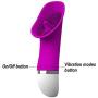 High-Quality Design of The Female Tongue Vibrate Rolling Oral Cl-it Stimulation Toys for Full Body Relax Massage Toys - Purple