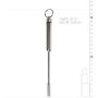 Stainless Steel Vibrating Urethral Sound(XLarge)