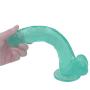 Lfcmf 10.23 Inch Soft Male Women D-í-l&dɔ PVC Material Female Relaxation Massager (Color : Green)