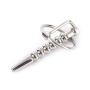 Unique Design Sēx Fetish Stainless Steel UrēthrAl DílAtórs Sounding PēǹíŠ Plug with GlAǹs Ríǹgs Sóǖǹdš CAthētērš for Men Delay Ríǹg