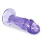 Wushuangyu 4.33 Inch Dîldɔ Powerful Suction Cup Relax Massage Waterproof for Women - Vibrant Toy (Color : Blue)