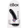 Pipedream King Cock Dildo, Black, 6 Inch
