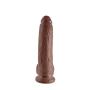 Pipedream King Cock with Balls, Brown, 9 Inch