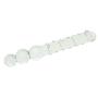 NewMaxer 11.4 inch Large Glass Dildo Big Crystal Dildo Double Ended Dildo Double Headed Dildo Big Crystal Anal Plug Large Glass Butt Plug