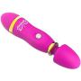 EIKdoulf02 Safe 12 Speed Vibrator Wand Massage Cordless Cordless Body Massager for Women and Couple Adult Sex Toys - Rose Red Battery
