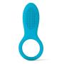 PlusOne Vibrating Ring, Tantalizing Teal, 0.22 Pound