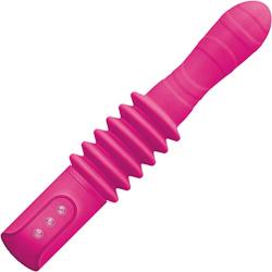 Inya - Deep Stroker Rechargeable Thrusting Vibrating Wand- Pink