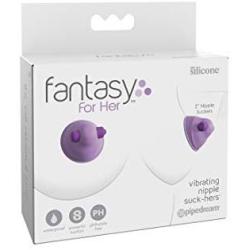 Pipedream Products Fantasy for Her Vibrating Nipple Suck-Hers, Purple, 1.8 Lb