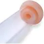 LeLuv Cylinder Seal Vacuum Penis Pump Donut Realistic Vagina Opening Soft Silicone 2 Pack