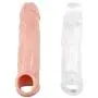 True Feel Realistic Male Extension Extender Enhancer Sleeve with Ball Loop Stamina Trainer for Men (Color : Natural) True Feel Realistic Male Extension Extender Enhancer Sleeve with Ball Loop Stamina Trainer for Men (Color : Natural)
