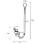Sexbaby Anal Hook Sex Toys Steel Slave Games for Lover,Unisex Rope Hook Products with 3 Balls