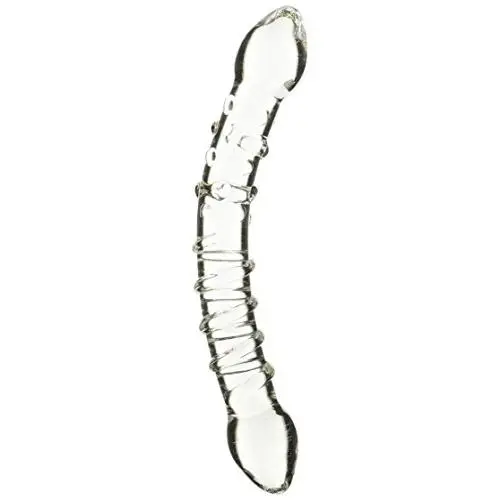 Gläs Double Trouble Glass Dildo
