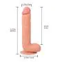 EISIAOO Did-Los Women Realistic Soft Suction Cup Toy, Big Realistic Deil Do with S-uction Cup,11 Inch