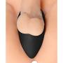 Master Series Taint Teaser Silicone Cock Ring and Taint Stimulator, 2 Inch