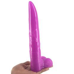 MLSice Realistic Animal Dildo Big Deer Penis Bull Novelties Sex Toys for Women Long Cock Anal Plug Anus Massage for Lesbian Gay Masturbator 10.24 Inch - Purple