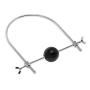 Master Series Adjustable Stainless Steel Ball Gag Head Harness
