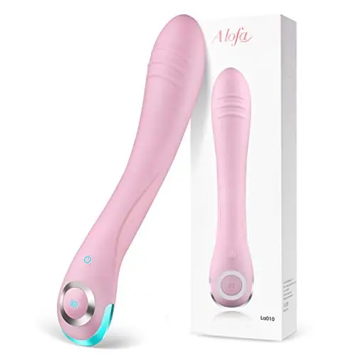 Classic Vibrator Dildo by ALOFA Waterproof G Spot Anal Stimulator with 10 Powerful Vibration Modes for Effortless Insertion - Ideal Sex Toy for Starters (Pink) Classic Vibrator Dildo by ALOFA Waterproof G Spot Anal Stimulator with 10 Powerful Vibration Modes for Effortless Insertion - Ideal Sex Toy for Starters (Pink)