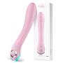 Classic Vibrator Dildo by ALOFA Waterproof G Spot Anal Stimulator with 10 Powerful Vibration Modes for Effortless Insertion - Ideal Sex Toy for Starters (Pink)