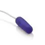 CalExotics Whisper Micro Bullet – Self Heating Wired Pocket Bullet Vibrator - Remote Control Sex Toys for Couples - Adult Egg Massager - 1.25 Inch - Purple