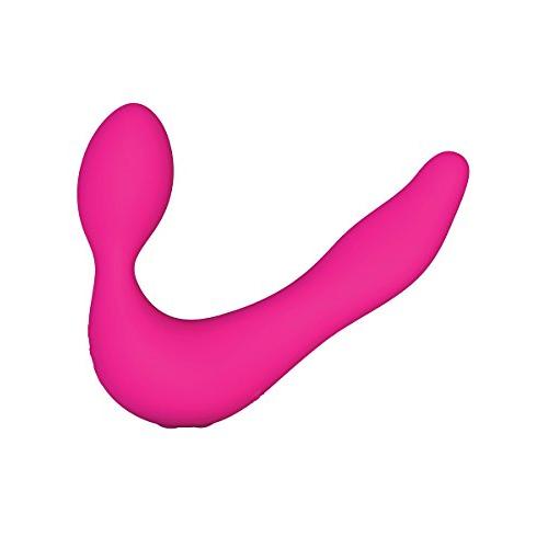 BMS The Eternal Swan Waterproof Rechargeable Strapless Strap-On, Pink