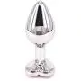 Eastern Delights Heavy Accented Aluminum Anal Trainer Butt Plug, Heart Gem Eastern Delights Heavy Accented Aluminum Anal Trainer Butt Plug, Heart Gem