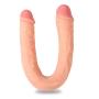 HEIYAO Realistic Magic Wand with Double Heads Flexible Adult Toy for Women