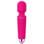 Aroprank Cordless Magic Wand Massager Vibrator, Handheld Wireless Waterproof Massage Stick for Relaxation and Muscle Recovery, Multi-Speed Patterns USB Rechargeable Electric Vibrating Silicone Wand